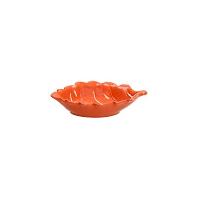 TOGNANA RELIEF Orange Bowl Foglie, 15x10x3.5 cm