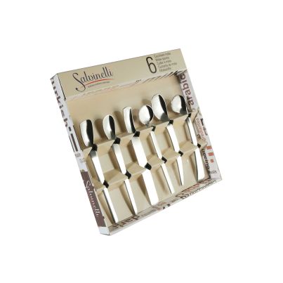 Комплект лъжички за мока Salvinelli MOKA INOX, 6 броя