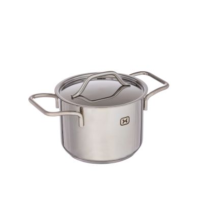 Three-layer Bottom Pot CHROM UNIVERSAL, Stainless Steel, 16 cm, 2.2 L