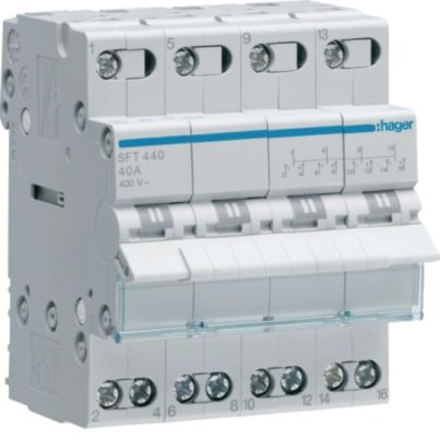 Switch Disconnector HAGER, 4P, 40A, 400V