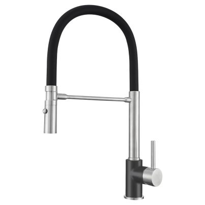 Kitchen mixer tap SHOWERMID black matte