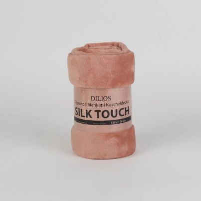 Blanket DILIOS Silk Touch 130x170 cm, Peach