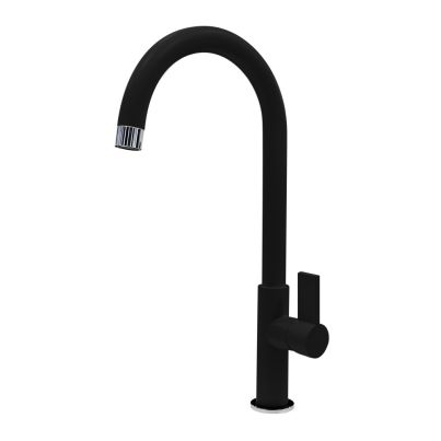 Kitchen mixer tap SLIMFIX black matte