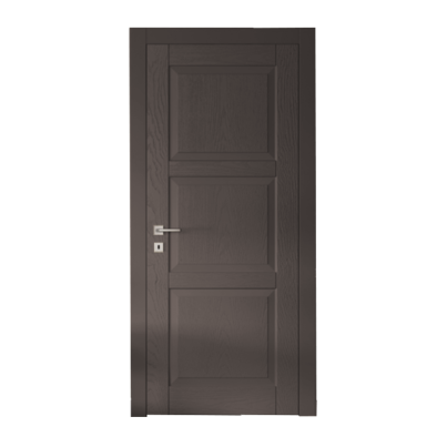 Interior Door with Frame EKASA SOFT 80x210х12 cm, with Hinges, Left Magnetic Lock, Anthracite