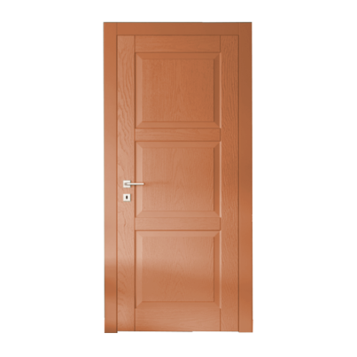 Interior Door with Frame EKASA SOFT 80x210х12 cm, with Hinges, Magnetic Lock, Amber