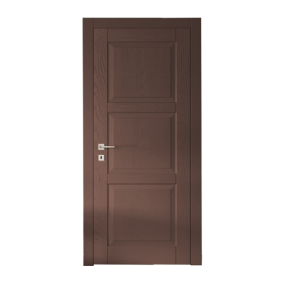 Interior Door with Frame EKASA SOFT 80x210х12 cm, with Hinges, Magnetic Lock, Cacao