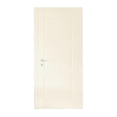 Interior Door with Frame EKASA SOFT 80x210х12 cm, with Hinges, Magnetic Lock, Cream