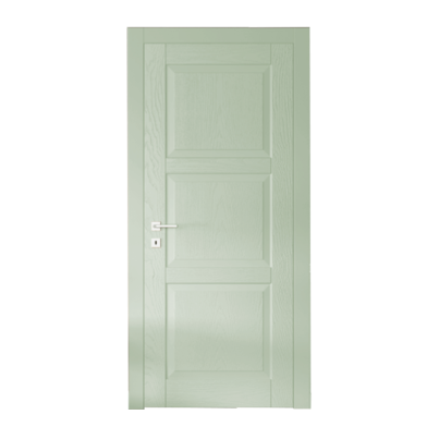 Interior Door with Frame EKASA SOFT 80x210х12 cm, with Hinges, Left Magnetic Lock, Sage