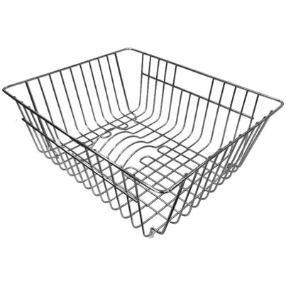 Rectangular basket 386x315mm inox