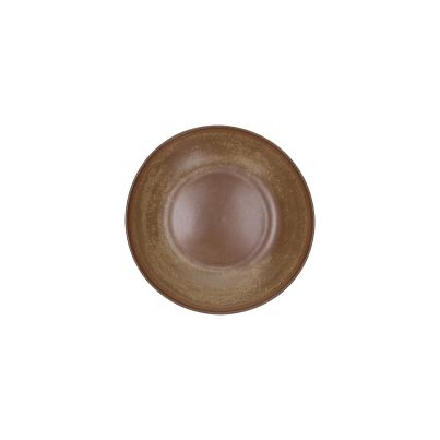 Soup plate cm 20 TERRACOTTA BROWN BISCUIT