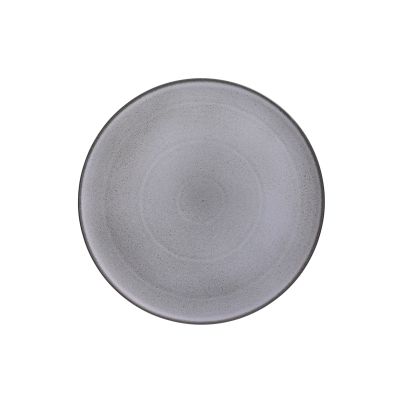 Round PLATTER CM 31 TERRACOTTA BLUE STORM