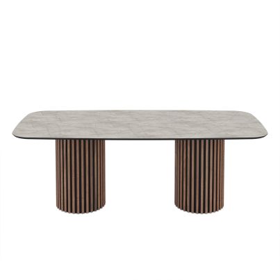 Dining table Oslo 220cm Lagina Super Matt/white