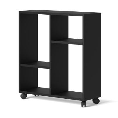TRASCO 2 Bookshelf Coffee Table, black