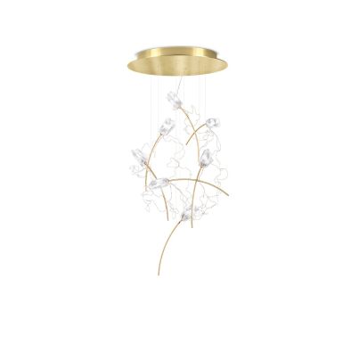 Висяща осветителна система цветя SLAMP TULIP с кръгла основа, 7x3,2W, 3000K, 3150LM
