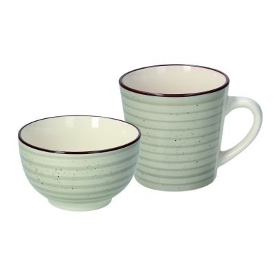 Комплект купа и чаша TOGNANA URBAN Urban Pastel Beige, 14 см + 400 мл