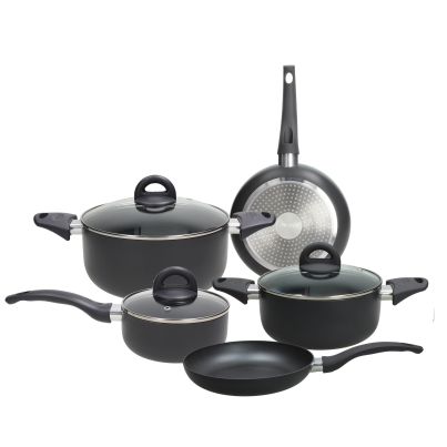 Cookware set GRANCUCINA COPPER & CHARCOAL G, 8 pcs