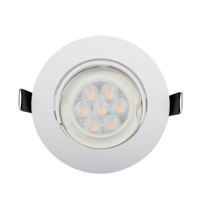 LED ПЛАСТМАСОВА КРЪГЛА ЛУНА HIGH POWER 6W 4000-430