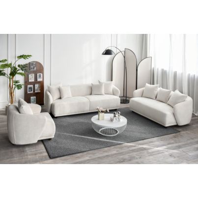 Home Finishing Sofa set 3+2+1 FAMIGLIA  ivory
