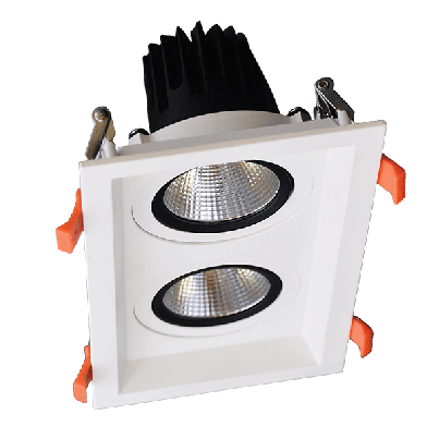 ДВОЙНА ПОДВИЖНА LED ЛУНА 2X30W 230V 3000K БЯЛА