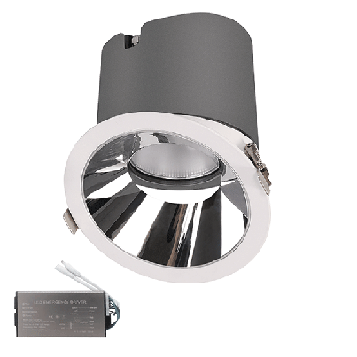 EL-6453 LED downlight ВM 12W 3000K 38° honey+emergency kit