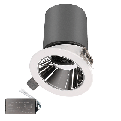 EL-6453 LED downlight ВM 20W 4000K 38° honey+emergency kit