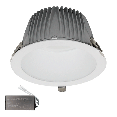 EL-6228 recessed LED downlight 42W 3000K+emergency kit