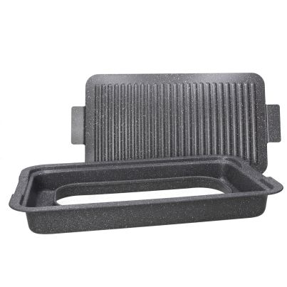 Барбекю/грил TOGNANA Mythos Marble Nero Floatech, 30x52см, сив