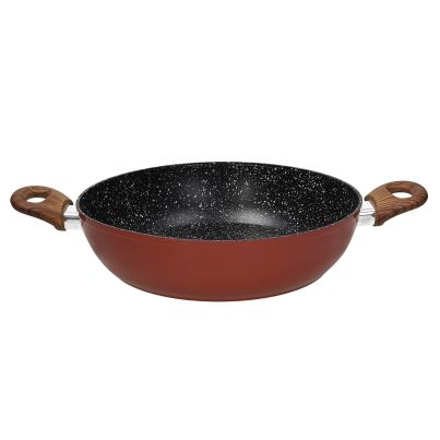 Skillet TOGNANA Rustic Stone, Two Handles, 20cm, Red