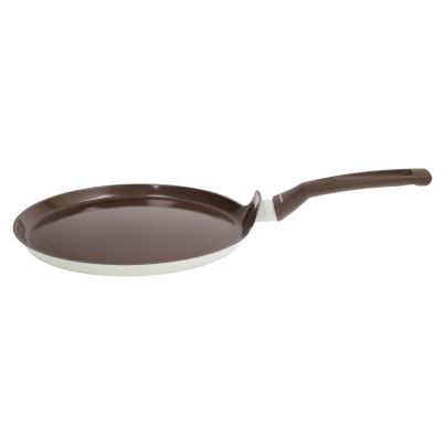 Crepe pan TONGANA Sintonia, PFAS free, 25cm, Beige-Maroon