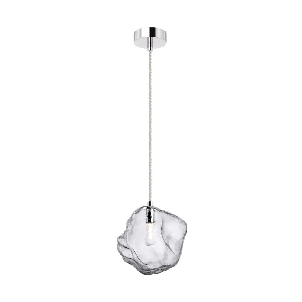 Pendant ROCK P0488-01F-F4AC 1xG9 silver Pendant ROCK P0488-01F-F4AC 1xG9 silver