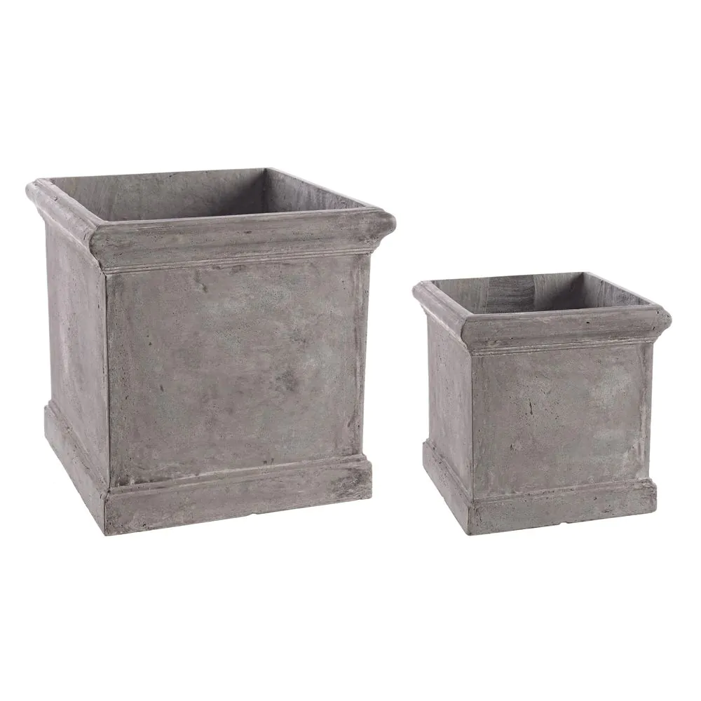 BIZZOTTO САКСИЯ 2БР. CEMENT 36X36/47X47CM СИВА BIZZOTTO САКСИЯ 2БР. CEMENT 36X36/47X47CM СИВА