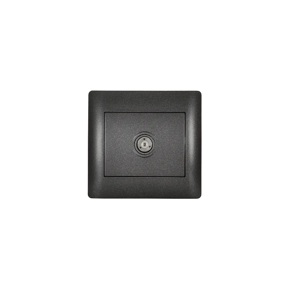 RHYME TV socket graphite metallic