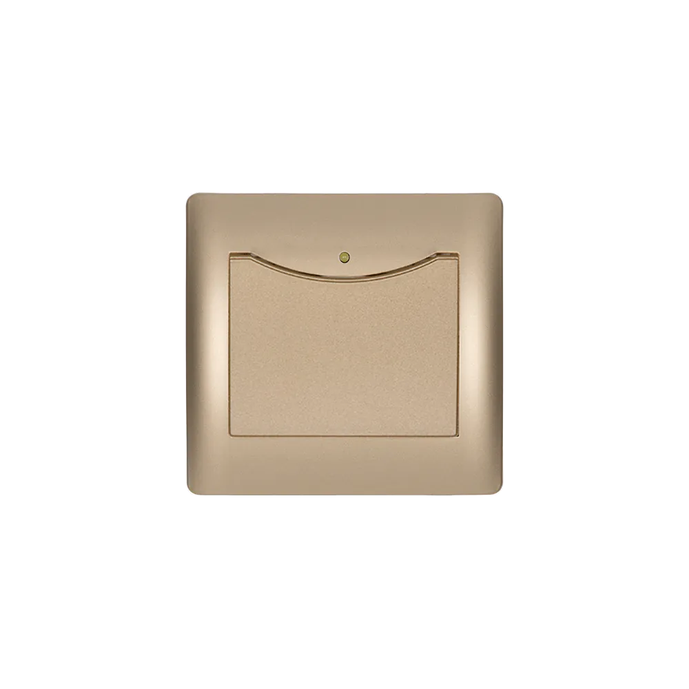 RHYME insert key power switch champagne metallic