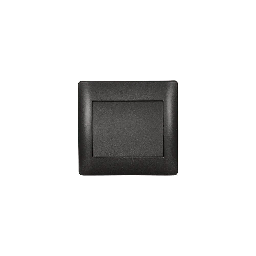 RHYME one button cross way switch graphite metallic