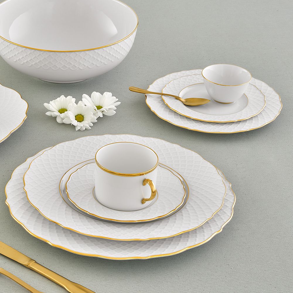 PORCEL ОВАЛНА ЧИНИЯ ЗА СЕРВИРАНЕ EMPIRE GOLD 35X27
