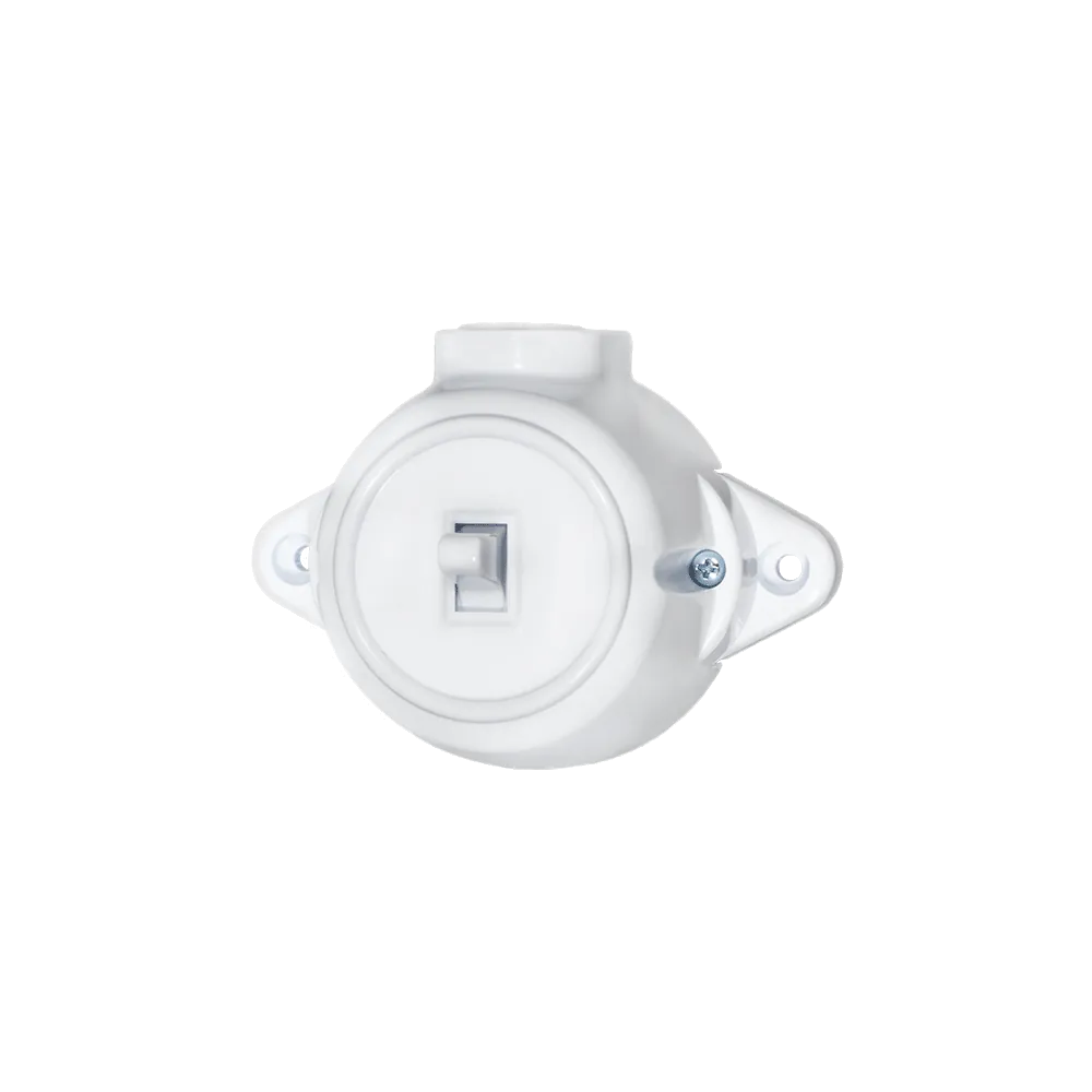 ANTIQUE one button one way switch 10A 250V white