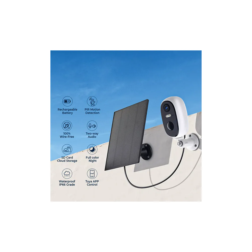 EL-Q047 TUYA SMART СОЛАРНА КАМЕРА 1080P IP66 EL-Q047 TUYA SMART СОЛАРНА КАМЕРА 1080P IP66