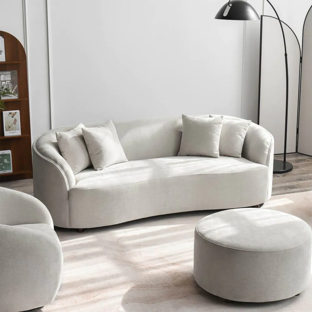 Home Finishing Триместен диван DOLCE VITA 224x96x73 слонова кост
