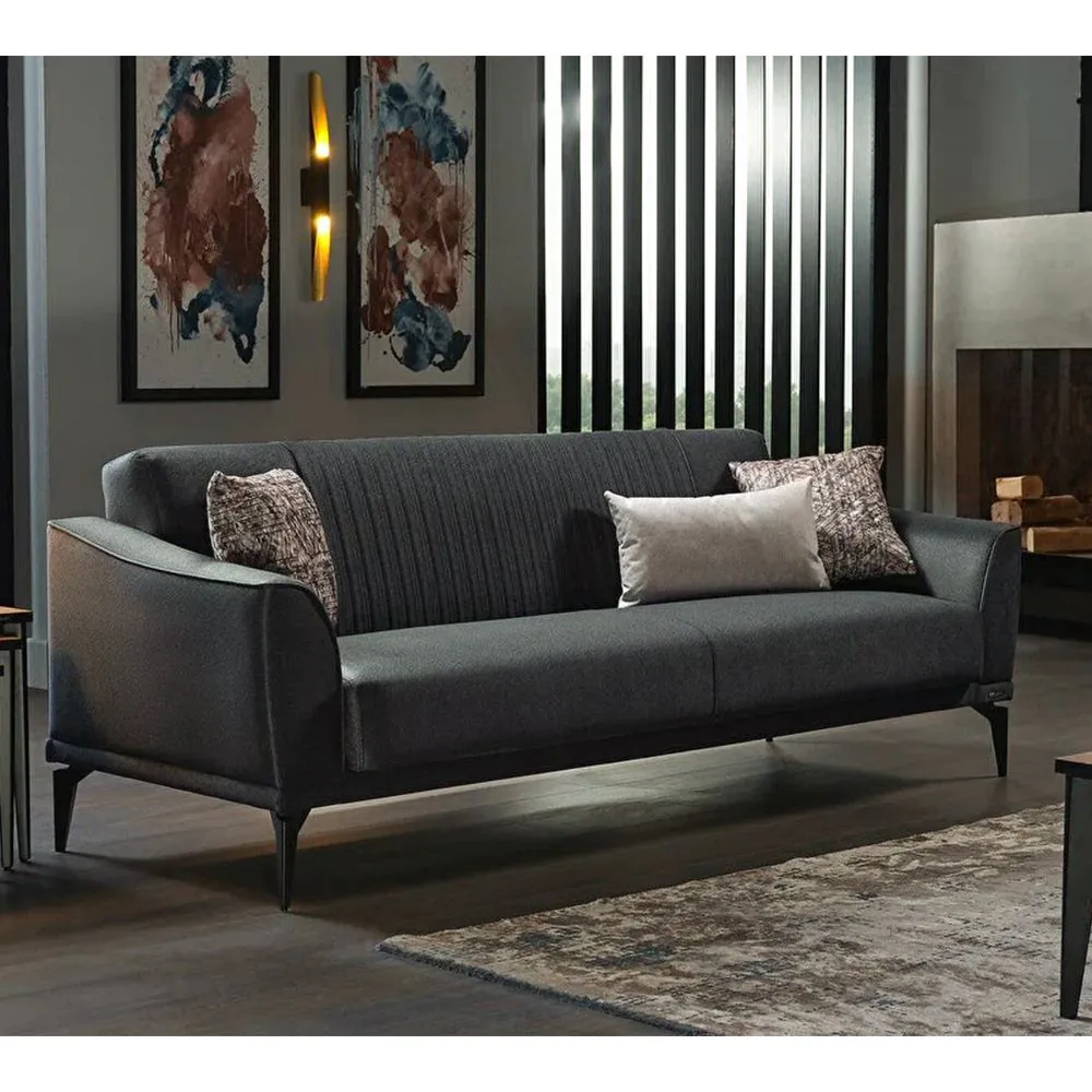 Three-seater sofa MONACO 230x88x84cm Nevada anthracite Three-seater sofa MONACO 230x88x84cm Nevada anthracite