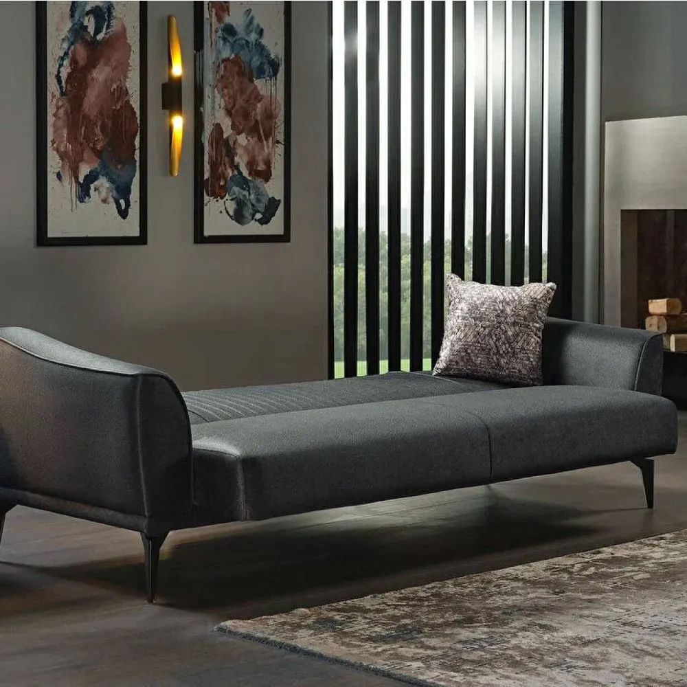 Three-seater sofa MONACO 230x88x84cm Nevada anthracite