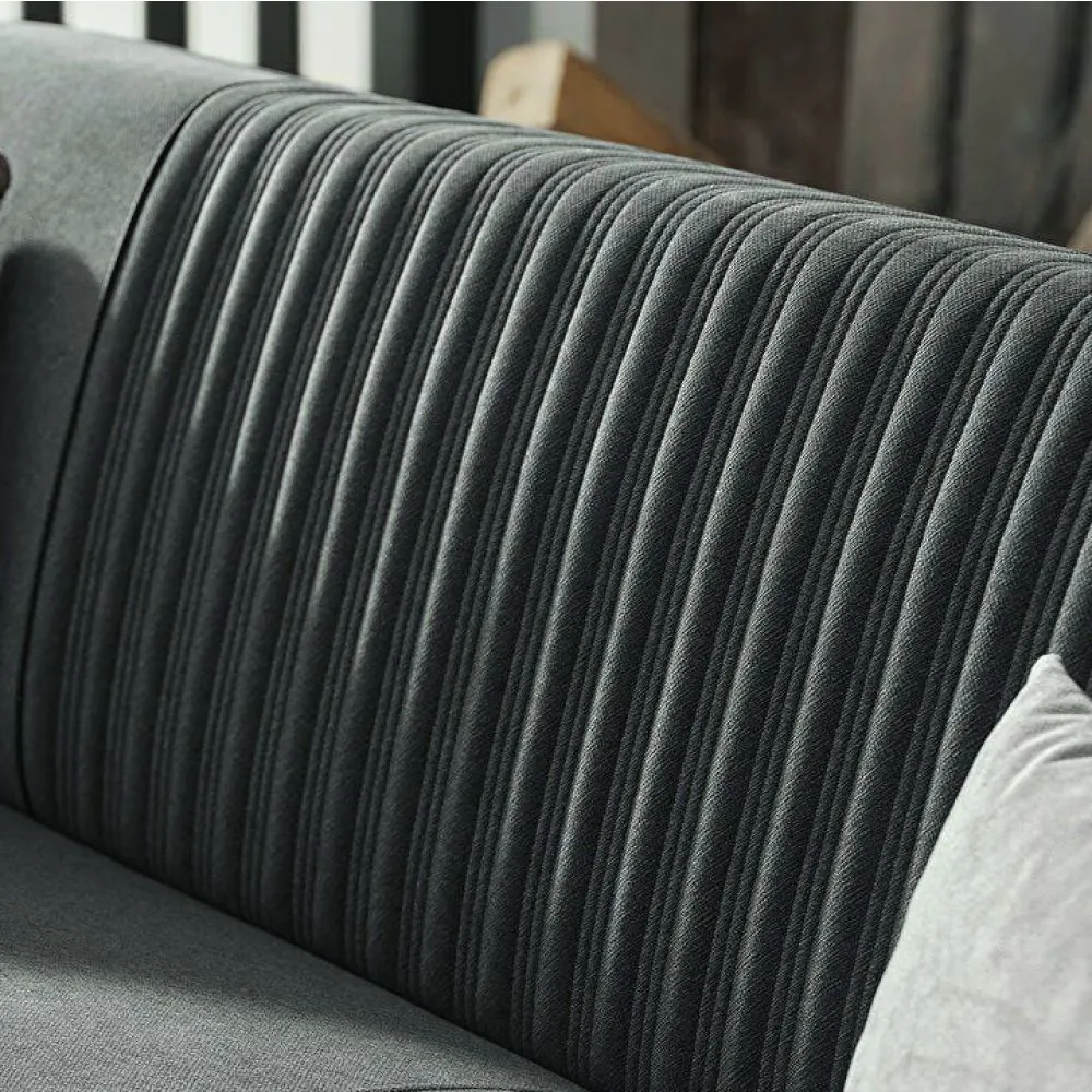 Three-seater sofa MONACO 230x88x84cm Nevada anthracite