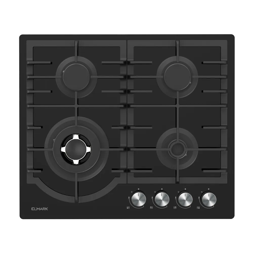 EL-60GH096W СТЪКЛЕН ГАЗОВ КОТЛОН С WOK 60СМ