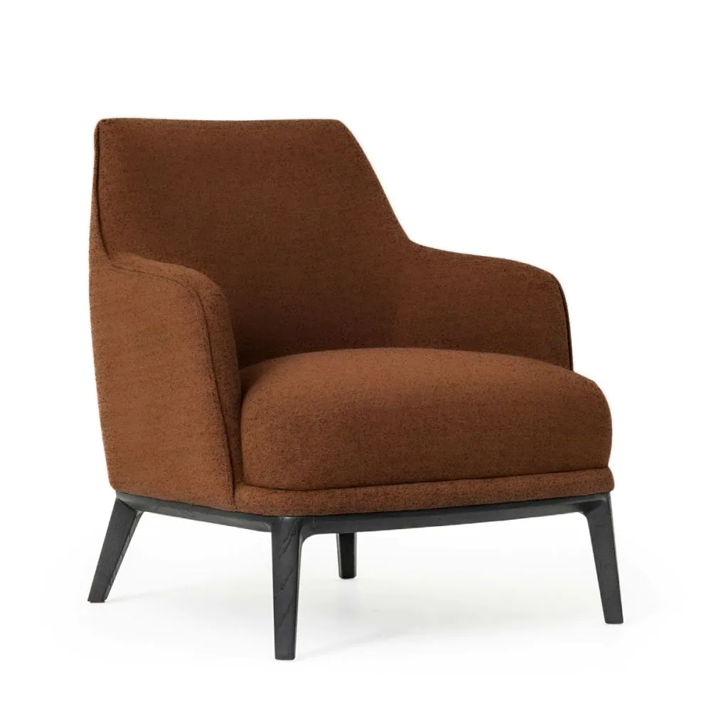 Wing chair ALBA brown/ QUEEN 11 Wing chair ALBA brown/ QUEEN 11