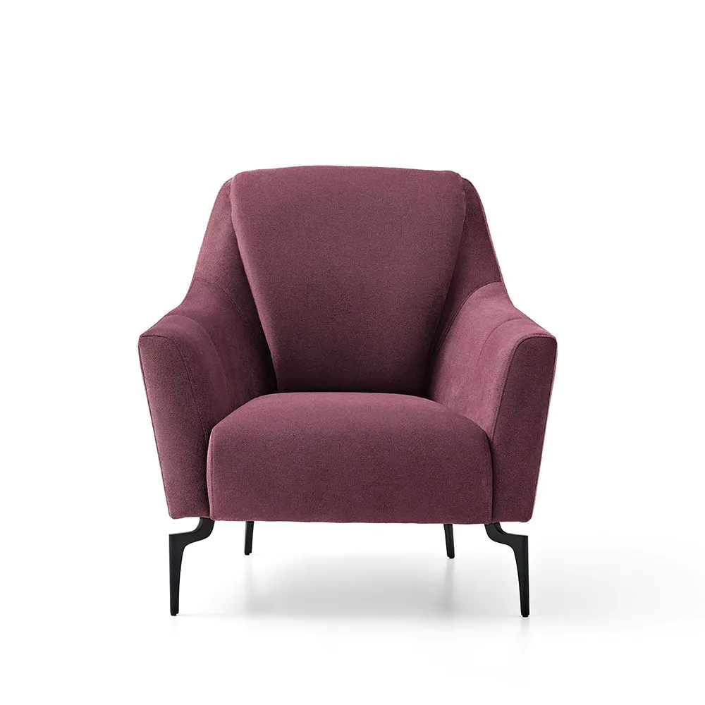 Wing chair GIZA burgundy 82/85/90cm Wing chair GIZA burgundy 82/85/90cm