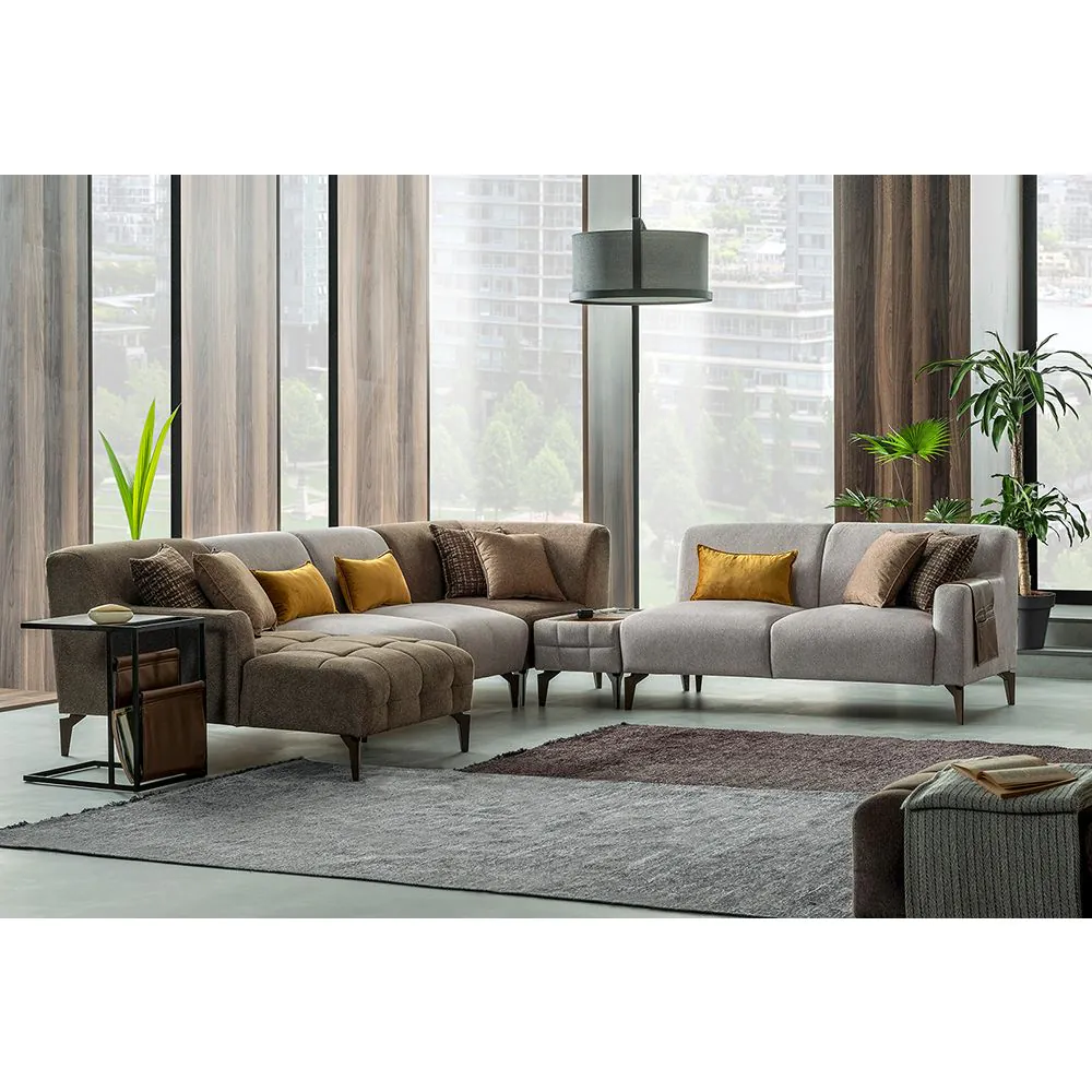 Modular sectional fabric sofa LUGANO Modular sectional fabric sofa LUGANO