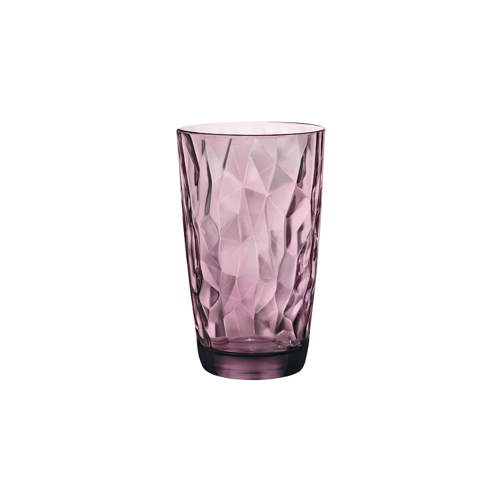 Glass Cooler DIAMOND 470ml purple