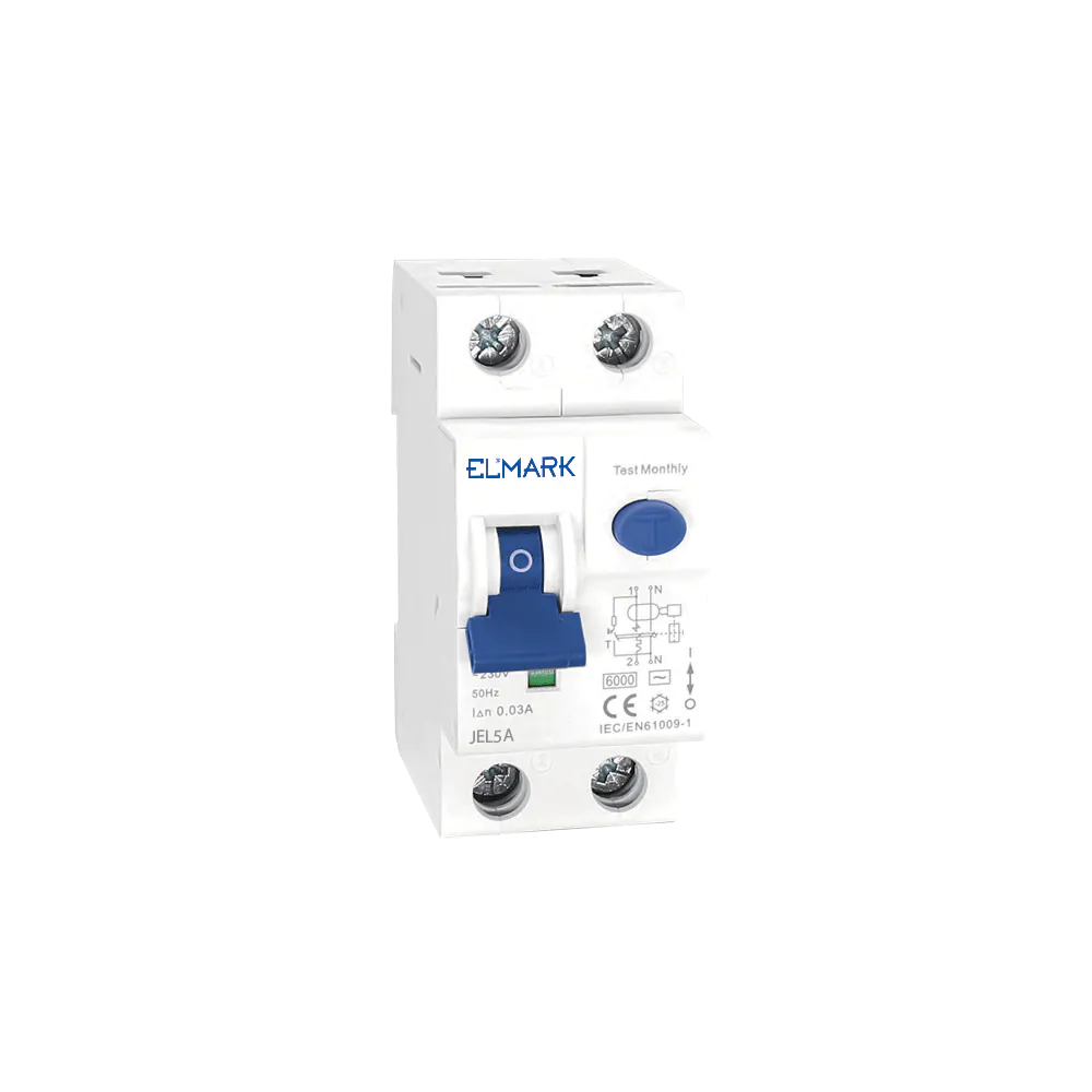 ЕЛЕКТРОМАГН.КОМБ. ДТЗ RCBO JEL5A 6KA 2P 10A/300MA