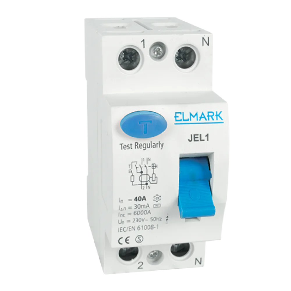 Residual current device JEL1 2P 10A/30mA Residual current device JEL1 2P 10A/30mA