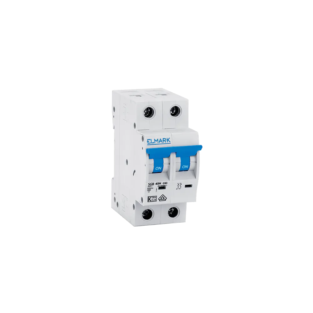 Miniature circuit breaker C62N 32A 2P 6kA Curve C