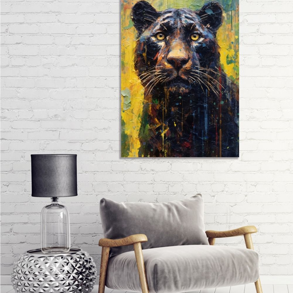 IMAGELAND АЛУМИНИЕВА КАРТИНА BLACK PANTHER